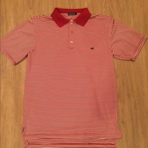 Southern Marsh - Red Striped Polo - Small